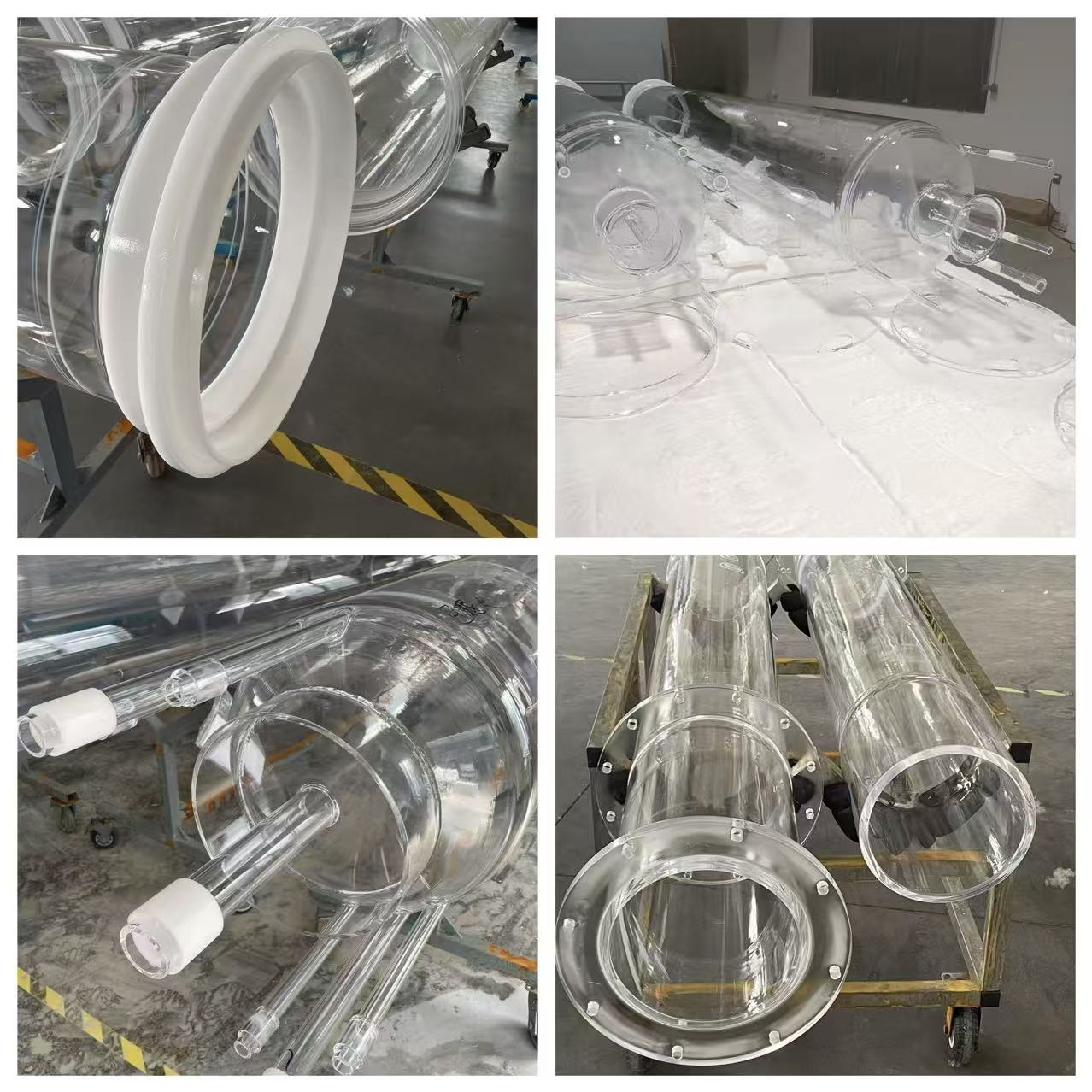 último caso de la compañía sobre Case Study： Fused Silica Furnace Tube-Amy