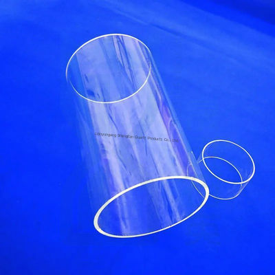 calidad  Clear Quartz Tube for Semiconductor and Optical Applications Fábrica