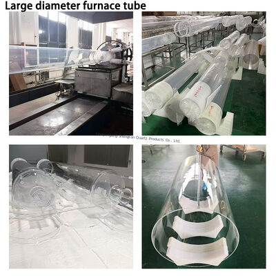 calidad  High Temperature Resistant Corrosion Resistant High Purity Quartz Glass Tube Fused Quartz Tube Fábrica