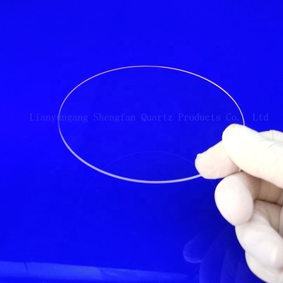 Las placas de cristal claras del disco óptico del cuarzo JGS1 fundieron el disco del cuarzo de la silicona 0,5 milímetros