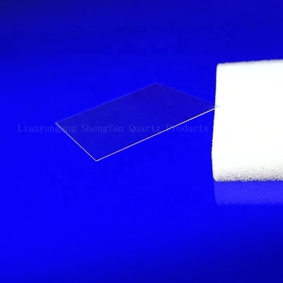 Placas de cristal de cuarzo transparente de wafer de cuarzo de luz UV fundido