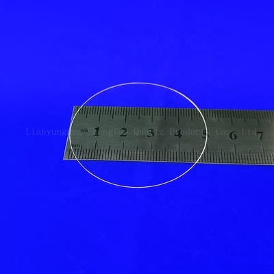 Placas de cristal de cuarzo transparente de wafer de cuarzo de luz UV fundido
