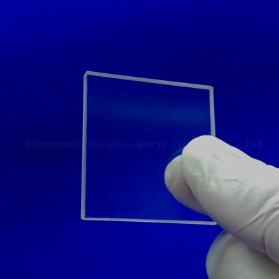 Las placas de cristal claras del disco óptico del cuarzo JGS1 fundieron el disco del cuarzo de la silicona 0,5 milímetros
