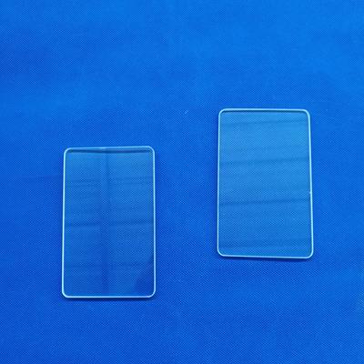 La alta transmisión de la placa de cristal de cuarzo sensible al calor protege transparente para la luz UV