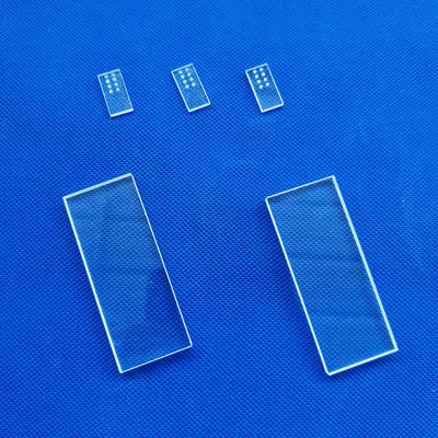 JGS2 alta transmisión de luz ventana rectangular cuadrada cuarzo fundido