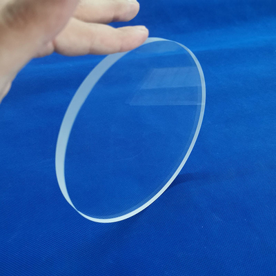 La alta transmisión de la placa de cristal de cuarzo sensible al calor protege transparente para la luz UV