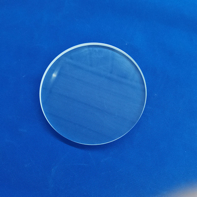 Resistencia da alta temperatura transparente de la hoja de la mirilla del disco del cuarzo claro