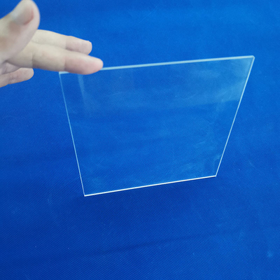 JGS2 alta transmisión de luz ventana rectangular cuadrada cuarzo fundido