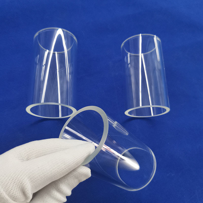 Reactor de tubo de cuarzo transparente Prueba de manga de vidrio para lámparas germicidas