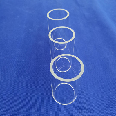 Reactor de tubo de cuarzo transparente Prueba de manga de vidrio para lámparas germicidas