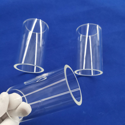 Reactor de tubo de cuarzo transparente Prueba de manga de vidrio para lámparas germicidas