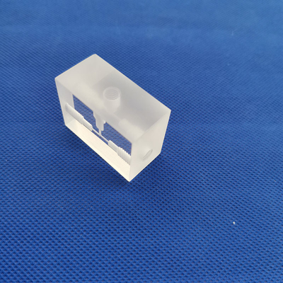 Alta temperatura transparente de la hoja plana de la placa de cristal de cuarzo gruesa para el moldeo a presión