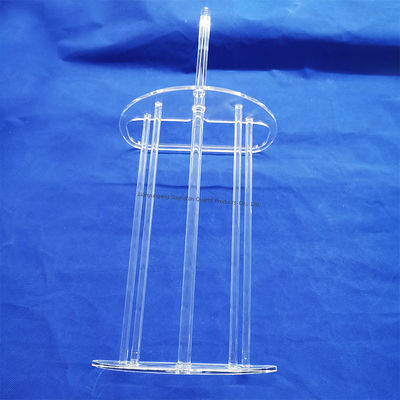 Portador ranurado de obleas, barquilla de vidrio de cuarzo