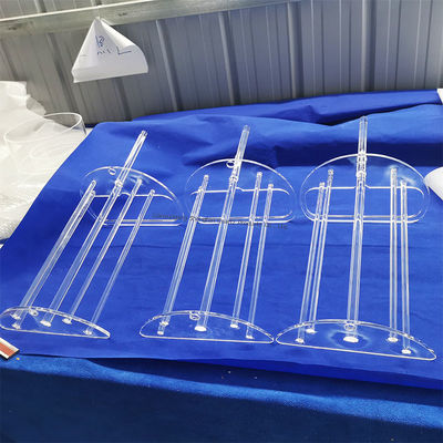 Portador ranurado de obleas, barquilla de vidrio de cuarzo