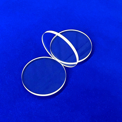 Placas de cristal de cuarzo transparente de wafer de cuarzo de luz UV fundido