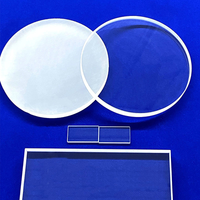 Placas de cristal de cuarzo transparente de wafer de cuarzo de luz UV fundido