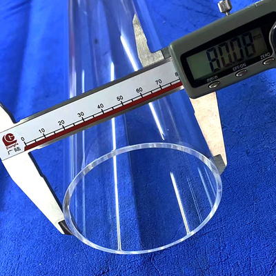 Topo de vidrio de cuarzo de gran diámetro resistente a altas temperaturas