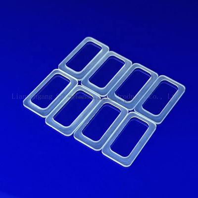 Placa de vidrio de cuarzo resistente al calor de alta pureza con forma ±0.02 mm de tolerancia personalizada para alta temperatura