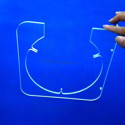 Fabricante Placa de vidrio óptico fundido de cuarzo con alta transmisión