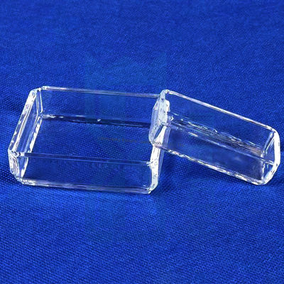 Placa de vidrio de cuarzo de alta transmitancia resistente a la corrosión con temperatura de trabajo de 1100°C