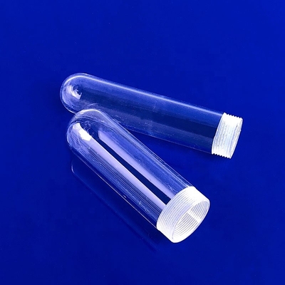 Tubo de cristal de cuarzo transparente espiral tubo de cristal de cuarzo para calefacción