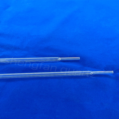 Productos de tubos de vidrio de cuarzo pulido transparente