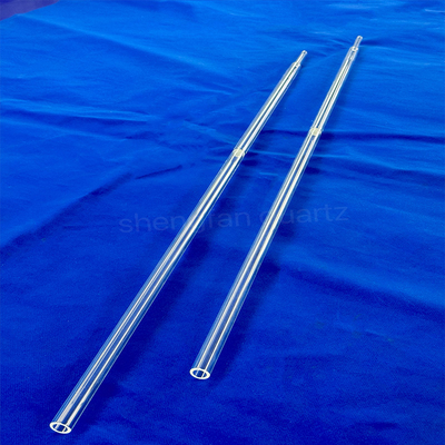 Productos de tubos de vidrio de cuarzo pulido transparente