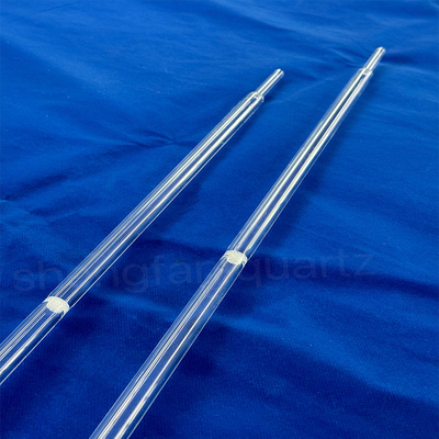 Productos de tubos de vidrio de cuarzo pulido transparente