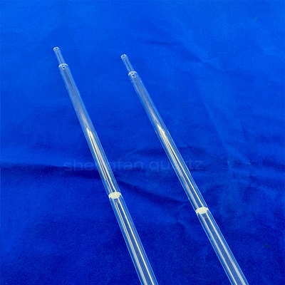 Productos de tubos de vidrio de cuarzo pulido transparente