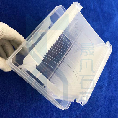 Ventanas ópticas de vidrio de silicio de cuarzo de alta pureza UV fundido para instrumentos electrónicos