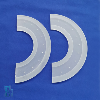 Fabrica tamaño personalizado opaco cristal de cuarzo transparente ventana óptica placa de cuarzo Uv placa de cristal de cuarzo
