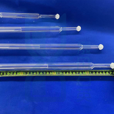 Tubos de calefacción de temperatura Tubos de horno Tubos de laboratorio cíclicos de alta pureza Tubos de vidrio de cuarzo