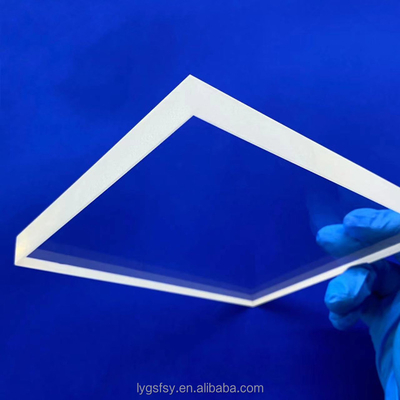 Capa de ventana óptica UV ultra delgada de cuarzo en escamas