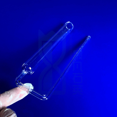 BET de laboratorio personalizado tubo de muestra de vidrio de cuarzo resistente a altas temperaturas
