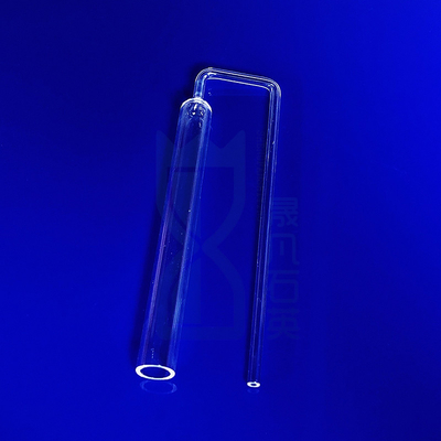 BET de laboratorio personalizado tubo de muestra de vidrio de cuarzo resistente a altas temperaturas