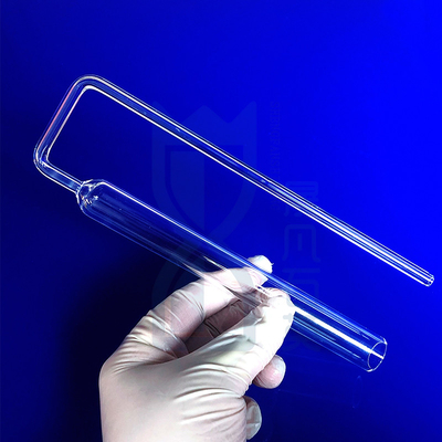 BET de laboratorio personalizado tubo de muestra de vidrio de cuarzo resistente a altas temperaturas