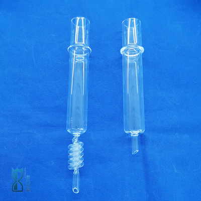Instrumentos de vidrio de cuarzo resistentes a la corrosión de laboratorio