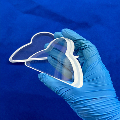 Capa de ventana óptica UV ultra delgada de cuarzo en escamas