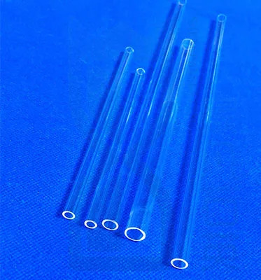 Tubo de cuarzo transparente para aplicaciones ópticas y semiconductoras