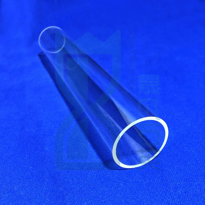 Tubo de cuarzo transparente para aplicaciones ópticas y semiconductoras