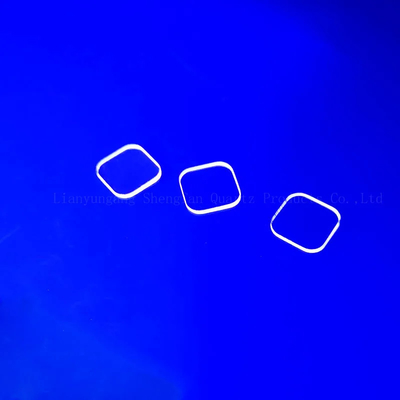 Hoja de vidrio de cuarzo de diámetro pequeño con alta transmisión de luz personalizada