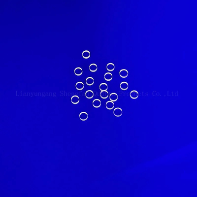 Hoja de vidrio de cuarzo de diámetro pequeño con alta transmisión de luz personalizada