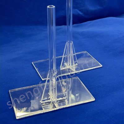Tribútil de cristal de cuarzo de laboratorio de alta temperatura resistente a la corrosión