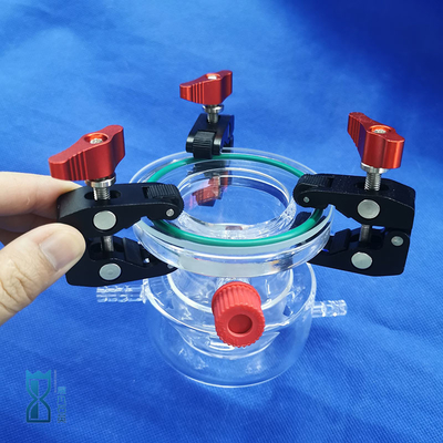 Reactor de cuarzo UV transparente personalizado con alta temperatura y resistencia a la corrosión