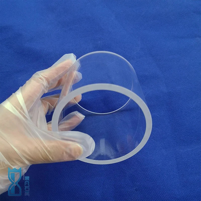 Tipo de tubo transparente de horno de cuarzo