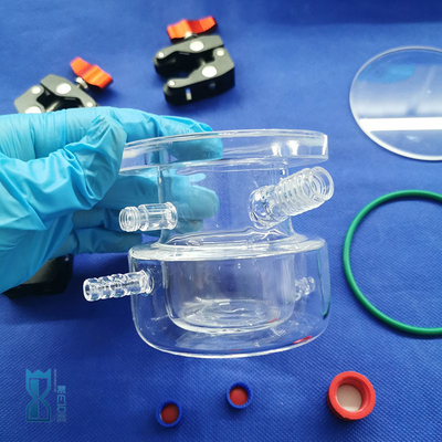 Reactor de cuarzo transparente resistente a la corrosión a altas temperaturas