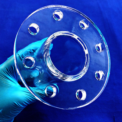 Los proveedores producen por encargo las bridas de cuarzo transparentes opacas resistentes a la corrosión a altas temperaturas