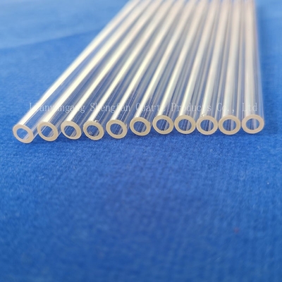 Fábrica de alta temperatura transparente de tubos de cuarzo proveedor de cristal de tubos de cuarzo transparente con fabricante profesional
