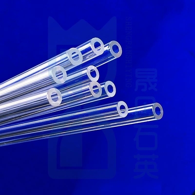 Fábrica de alta temperatura transparente de tubos de cuarzo proveedor de cristal de tubos de cuarzo transparente con fabricante profesional