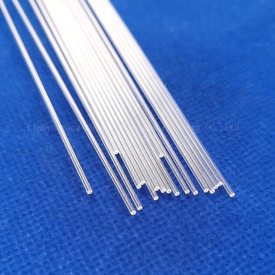 Fábrica de alta temperatura transparente de tubos de cuarzo proveedor de cristal de tubos de cuarzo transparente con fabricante profesional